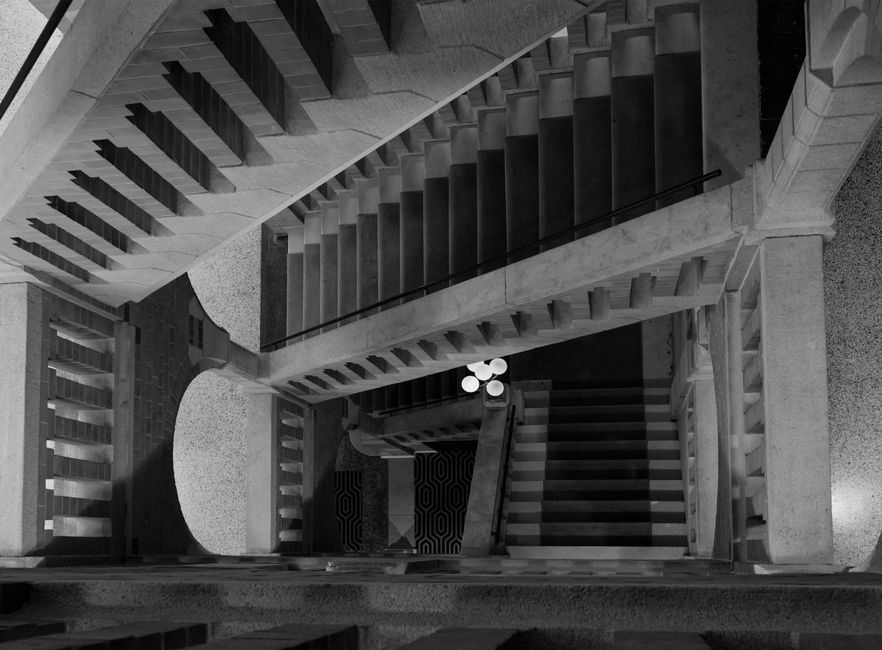 monte-escalier à Courtisols